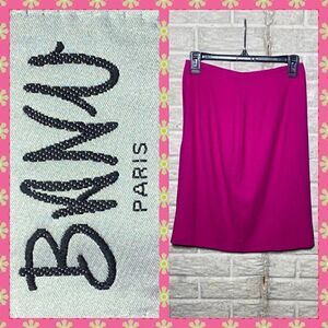 🌸Banu (Paris) 100% wool pink Skirt